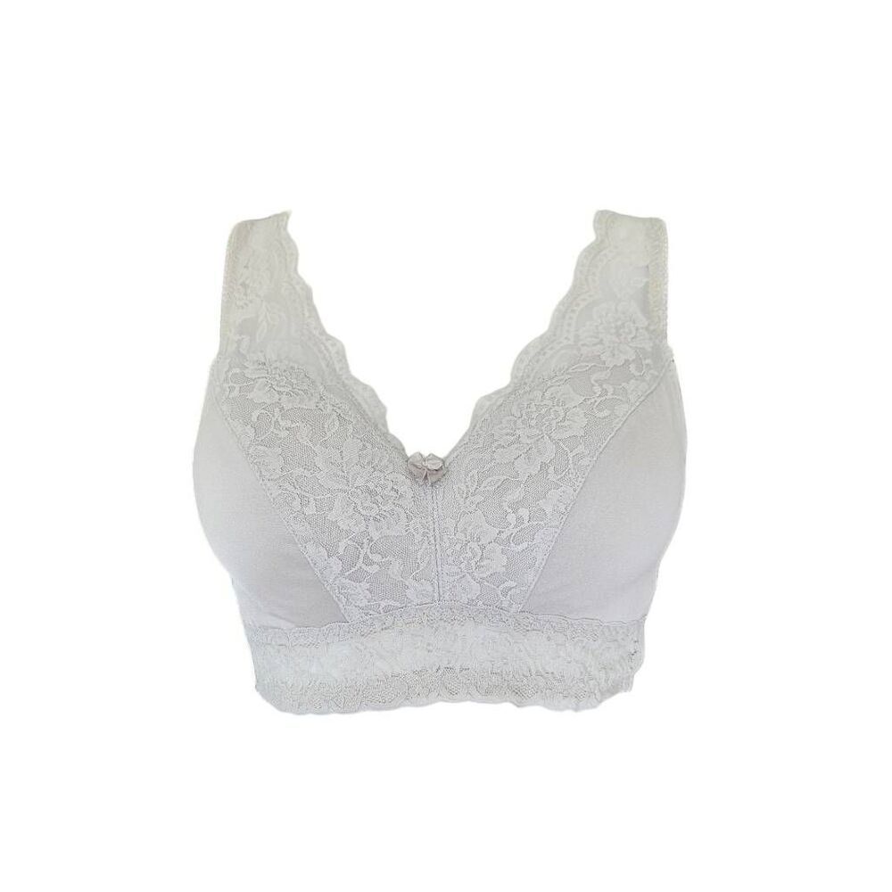 vintage fairycore lace bow bralette